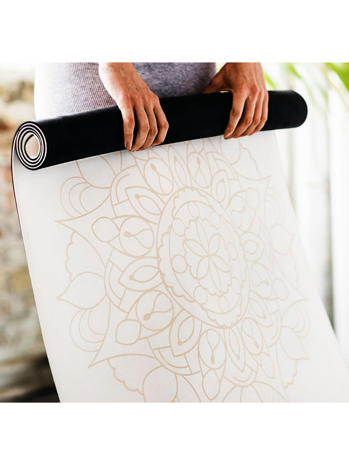 Tree Of retailer Life - Yoga Mat - Mandala Yoga Mat - Spiritual Yoga Mat - Black Yoga Mat - Nature Yoga Mat - Pilates Mat - Natural Rubber - 1/4