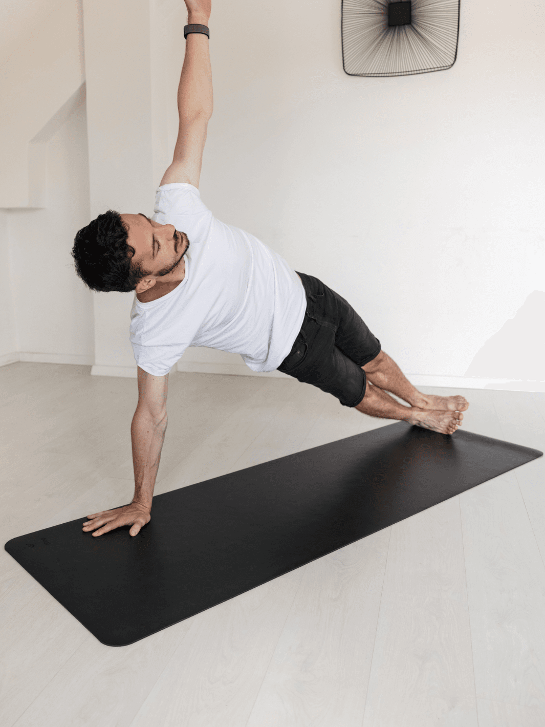 Black yoga mat fashion